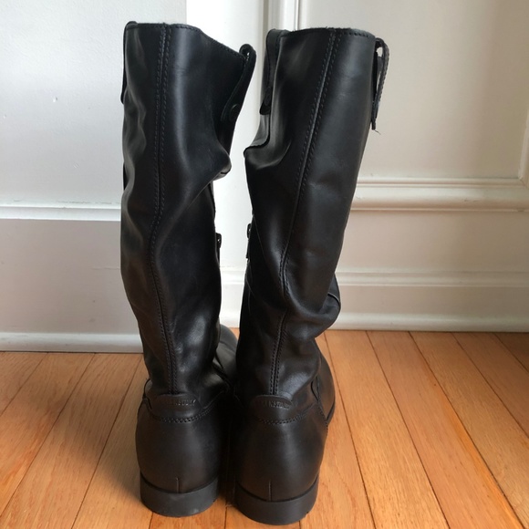 Birkenstock Sarnia High Boot Black Leather - Picture 5 of 8